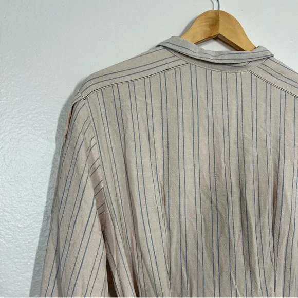 Free People Cream Audrey Midi Stripe Dress - Picture 7 of 14